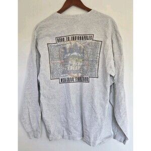 VTG NCAA Tournament T Shirt Mens L Grey Basketball 2000 Y2K Michigan St